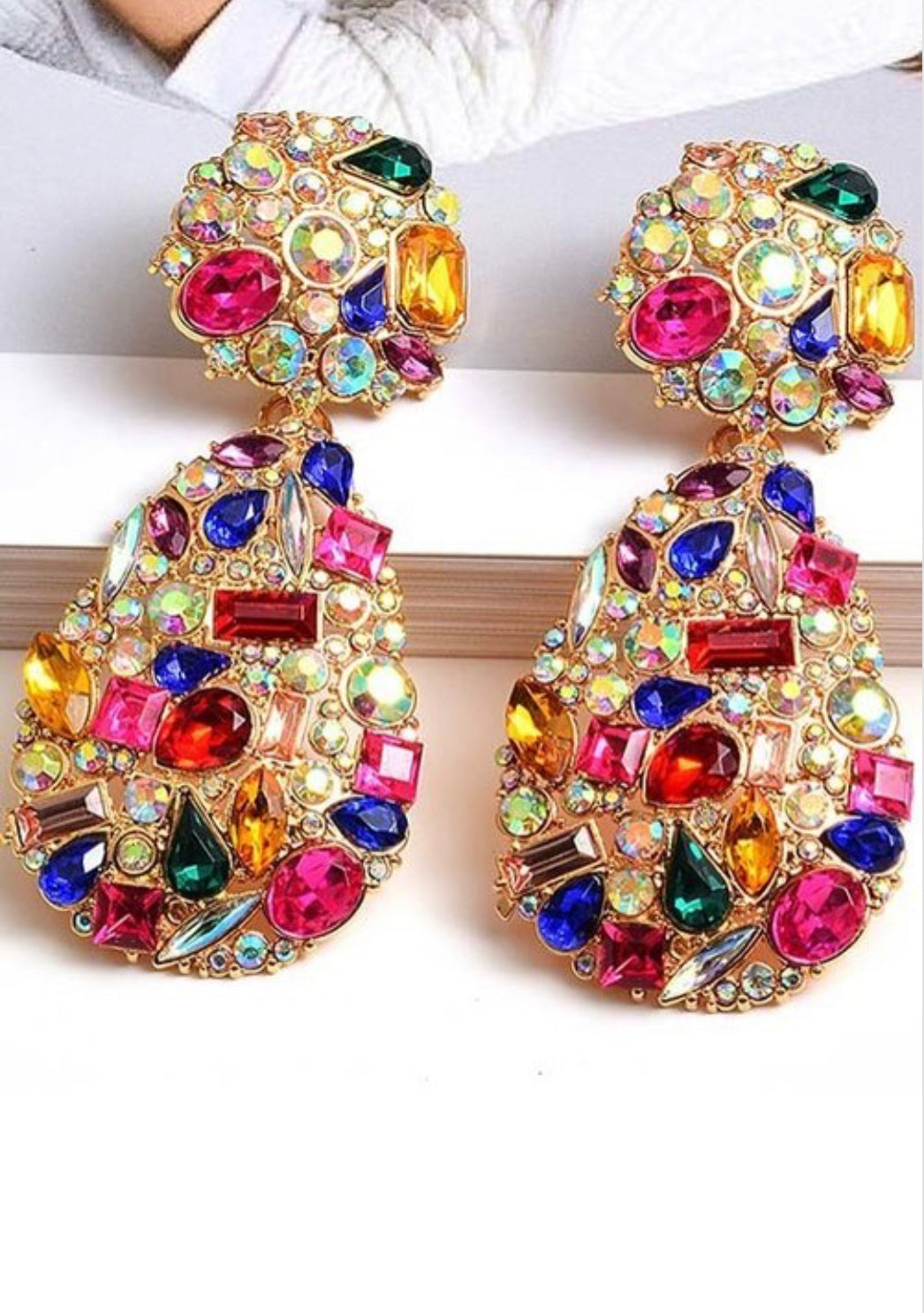 Rich Aunt Glam Earrings - House of Okara